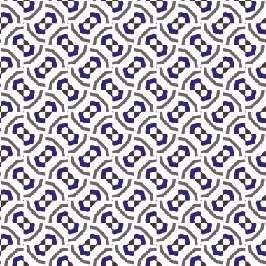 geometrik süsleme biçiminde kusursuz vektör deseni