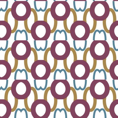 Dikişsiz geometrik süs vektör deseni. Soyut arka plan