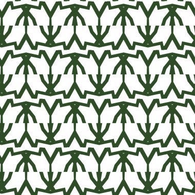 geometrik süsleme biçiminde kusursuz vektör deseni