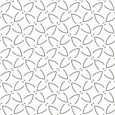 geometrik süsleme biçiminde kusursuz vektör deseni