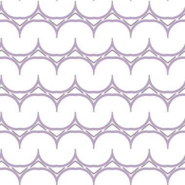 geometrik süsleme biçiminde kusursuz vektör deseni