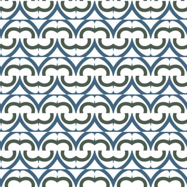 geometrik süsleme biçiminde kusursuz vektör deseni