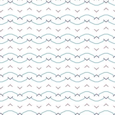 Geometrik süslemeli vektör deseni. Kusursuz tasarım dokusu.