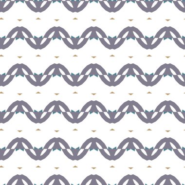 Geometrik süslemeli vektör deseni. Kusursuz tasarım dokusu.