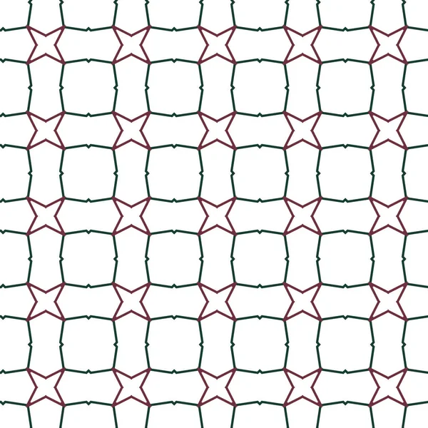 Geometriskt Dekorativt Vektormönster Sömlös Design Konsistens — Stock vektor