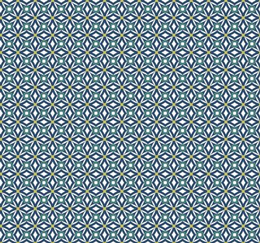geometrik süsleme biçiminde kusursuz vektör deseni