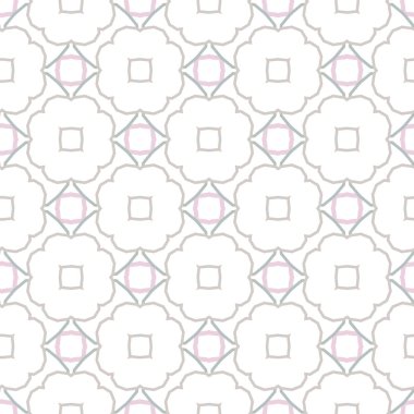 geometrik süsleme biçiminde kusursuz vektör deseni