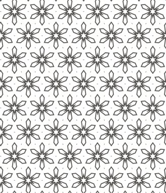 geometrik süsleme biçiminde kusursuz vektör deseni