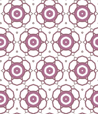 geometrik süsleme biçiminde kusursuz vektör deseni
