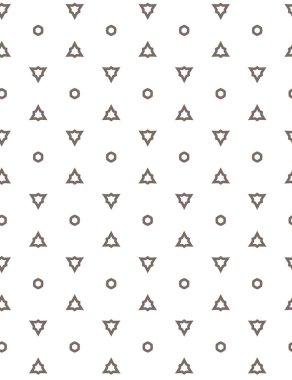 geometrik süsleme biçiminde kusursuz vektör deseni