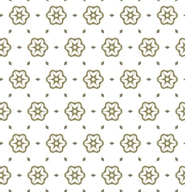 geometrik süsleme biçiminde kusursuz vektör deseni