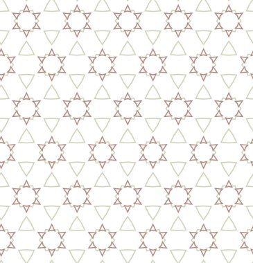 geometrik süsleme biçiminde kusursuz vektör deseni
