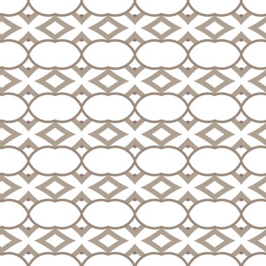 Dikişsiz geometrik süs vektör deseni. Soyut arka plan