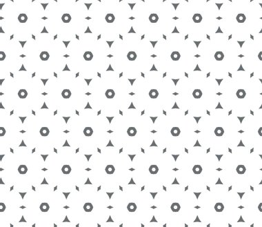 Geometrik süslemeli vektör deseni. Kusursuz tasarım dokusu.