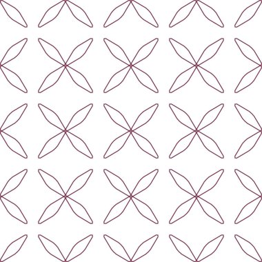 Geometrik süslemeli vektör deseni. Kusursuz tasarım dokusu.