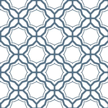 Geometrik süslemeli vektör deseni. Kusursuz tasarım dokusu.