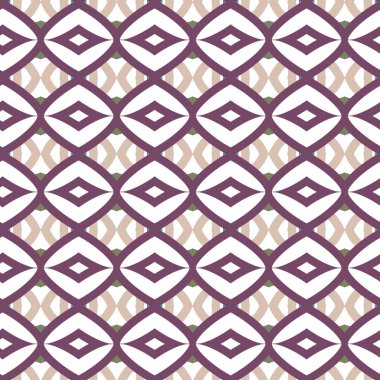 Geometrik süslemeli vektör deseni. Kusursuz tasarım dokusu.