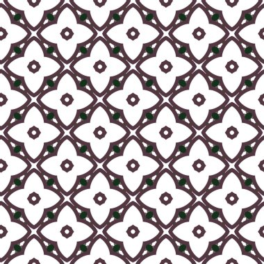 Geometrik süslemeli vektör deseni. Kusursuz tasarım dokusu.