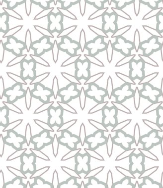 geometrik süsleme biçiminde kusursuz vektör deseni