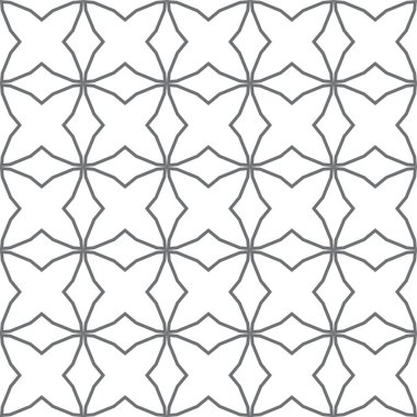 geometrik süsleme biçiminde kusursuz vektör deseni