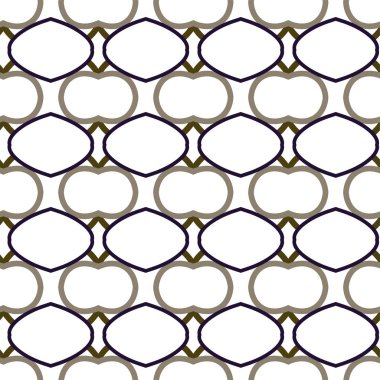 geometrik süsleme biçiminde kusursuz vektör deseni