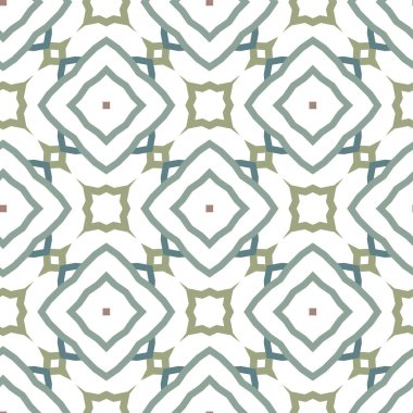 Geometrik süslemeli vektör deseni. Kusursuz tasarım dokusu.