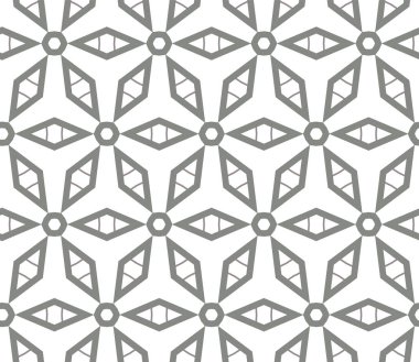 Dikişsiz geometrik süs vektör deseni. Soyut arka plan