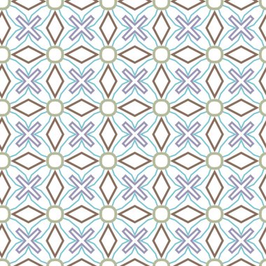 Dikişsiz geometrik süs vektör deseni. Soyut arka plan