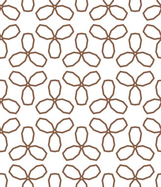 Dikişsiz geometrik süs vektör deseni. Soyut arka plan