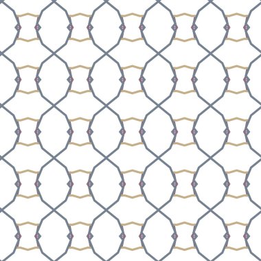 Dikişsiz geometrik süs vektör deseni. Soyut arka plan