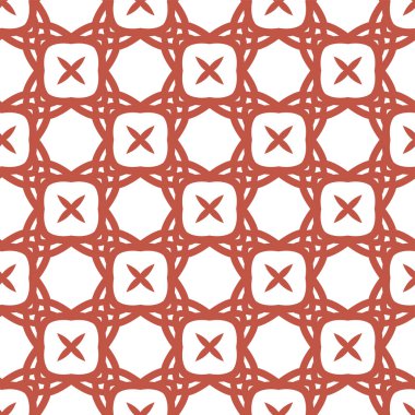 Geometrik süslemeli vektör deseni. Kusursuz tasarım dokusu.