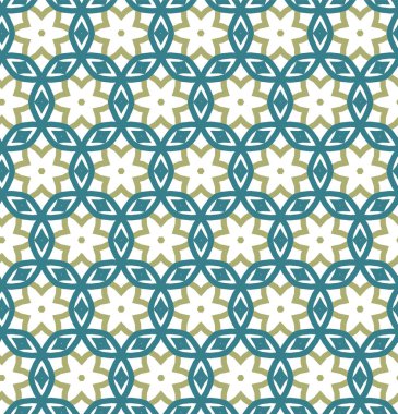 Geometrik süslemeli vektör deseni. Kusursuz tasarım dokusu.