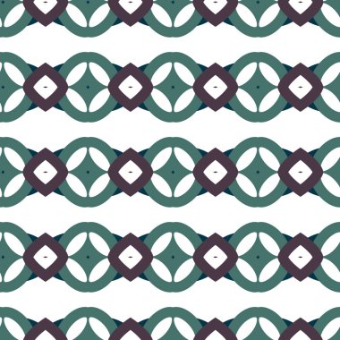 geometrik süsleme biçiminde kusursuz vektör deseni