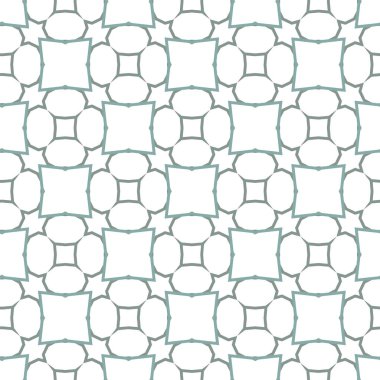 geometrik süsleme biçiminde kusursuz vektör deseni