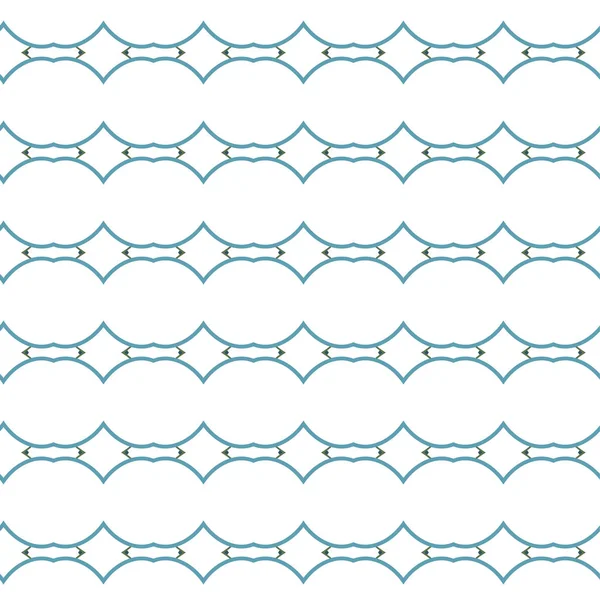 Bezszwowy Wzór Wektora Geometrycznym Stylu Ozdobnym — Wektor stockowy