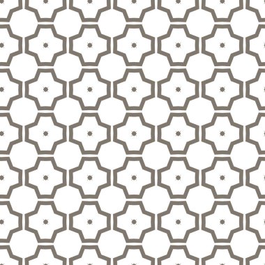 Dikişsiz geometrik süs vektör deseni. Soyut arka plan