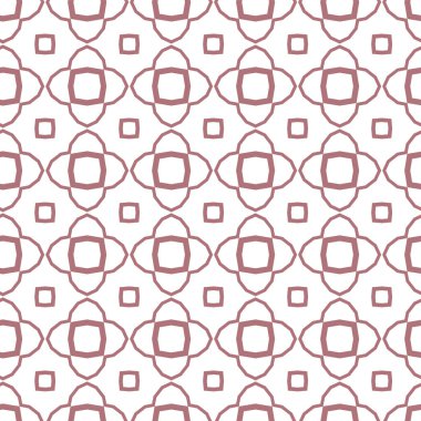 Dikişsiz geometrik süs vektör deseni. Soyut arka plan