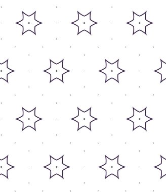 Geometrik süslemeli vektör deseni. Kusursuz tasarım dokusu.