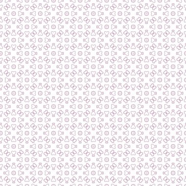 Dikişsiz geometrik süs vektör deseni. Soyut arka plan