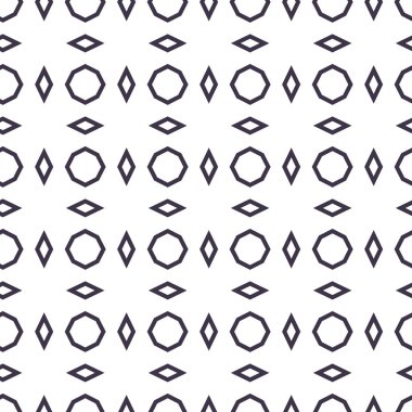 Kusursuz Vektör Deseni. Geometrik Süsleme Biçiminde Arkaplan DokusuName.