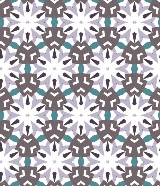 Kusursuz Vektör Deseni. Geometrik Süsleme Biçiminde Arkaplan DokusuName.