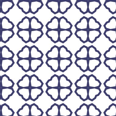Kusursuz Vektör Deseni. Geometrik Süsleme Biçiminde Arkaplan DokusuName.
