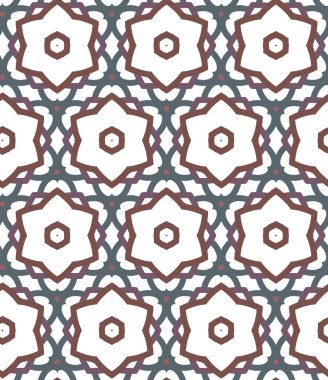 Kusursuz Vektör Deseni. Geometrik Süsleme Biçiminde Arkaplan DokusuName.