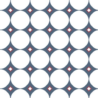 geometrik süsleme biçiminde kusursuz vektör deseni