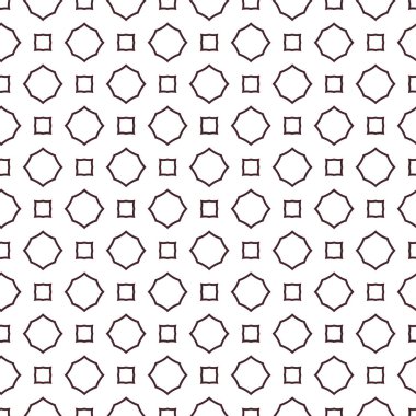 Kusursuz Vektör Deseni. Geometrik Süsleme Biçiminde Arkaplan DokusuName.