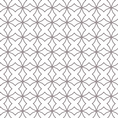 Kusursuz Vektör Deseni. Geometrik Süsleme Biçiminde Arkaplan DokusuName.