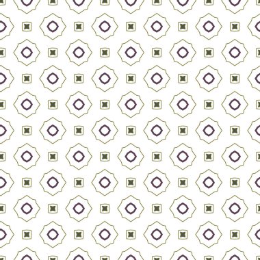 Geometrik süslemeli vektör deseni. Kusursuz tasarım dokusu.