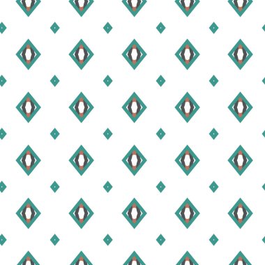 Geometrik süslemeli vektör deseni. Kusursuz tasarım dokusu.