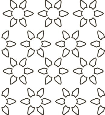 Dikişsiz geometrik süs vektör deseni. Soyut arka plan
