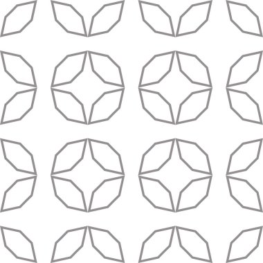 geometrik süsleme biçiminde kusursuz vektör deseni